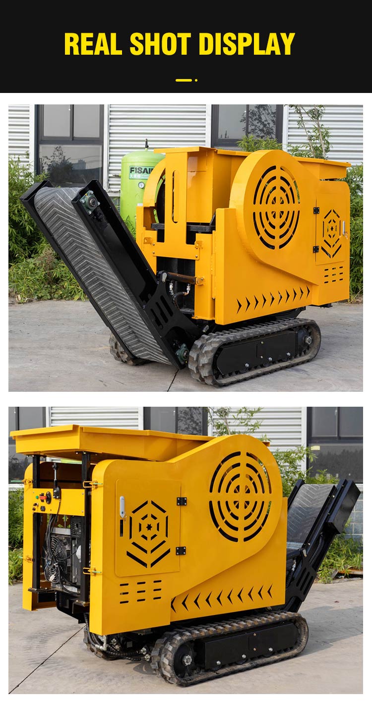 Новая усовершенствованная мобильная мини-камнедробилка производительностью 2–5 т/ч