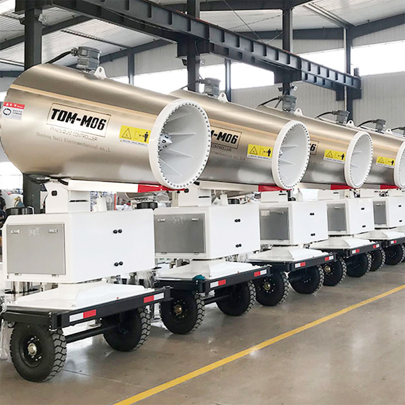 Решение по борьбе с загрязнением воздуха Пылезащитная противотуманная пушка