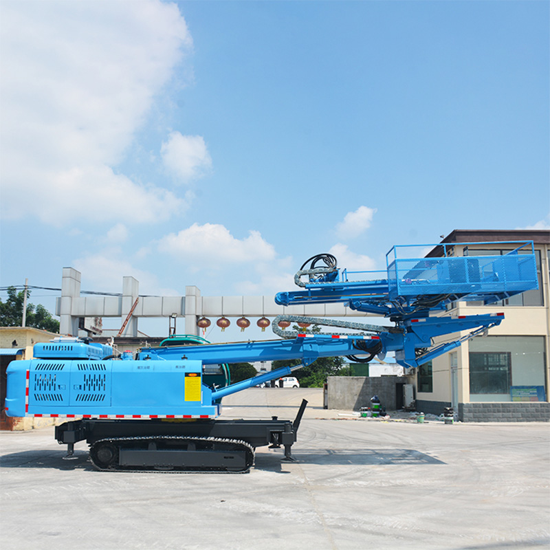 Буровая машина для защиты склонов с анкерным стержнем