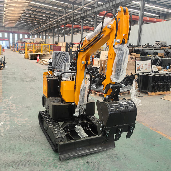 Excavadora pequeña trituradora de tierra tipo oruga de 1 tonelada
