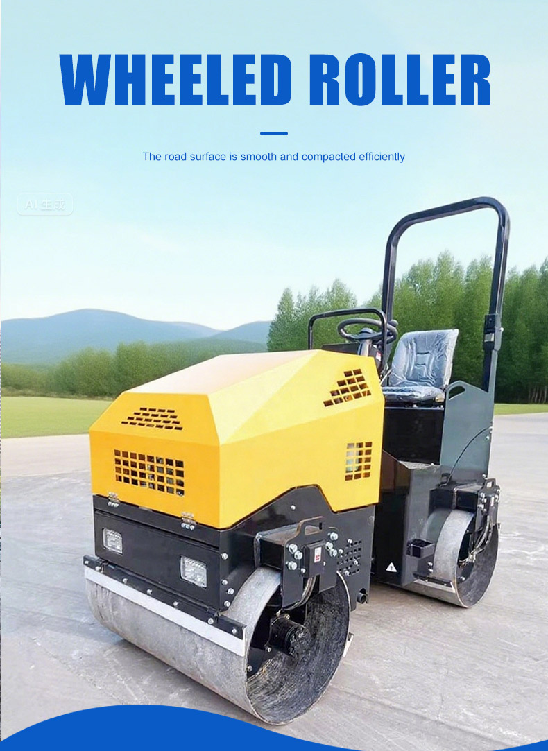 Kompaktowy hydrauliczny walec drogowy wibracyjny 39/49 KM