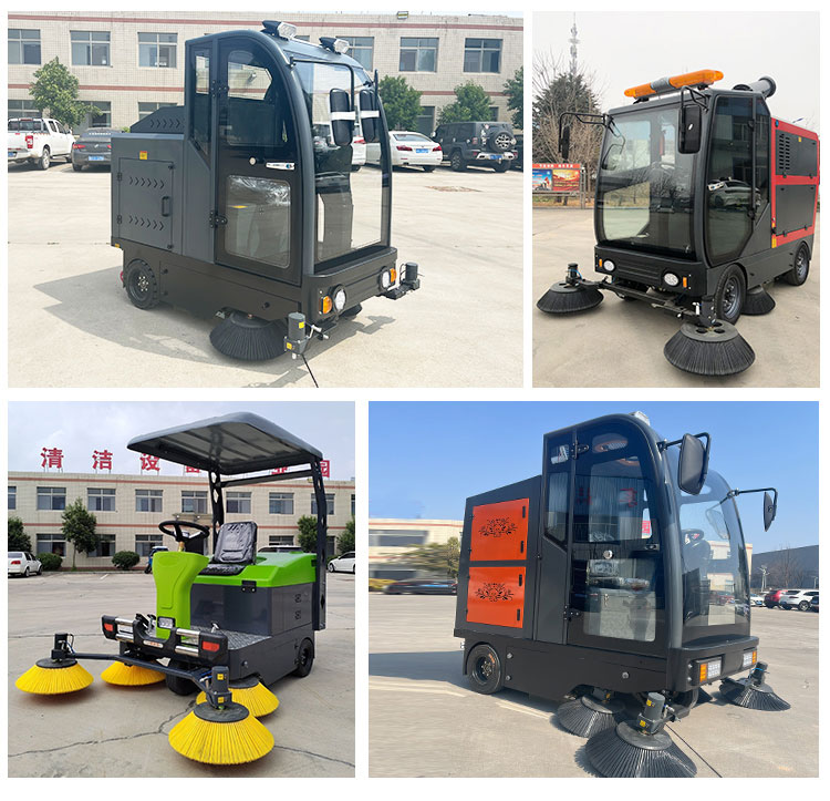 Wielofunkcyjna elektryczna zamiatarka do podłóg. Zamiatarka drogowa