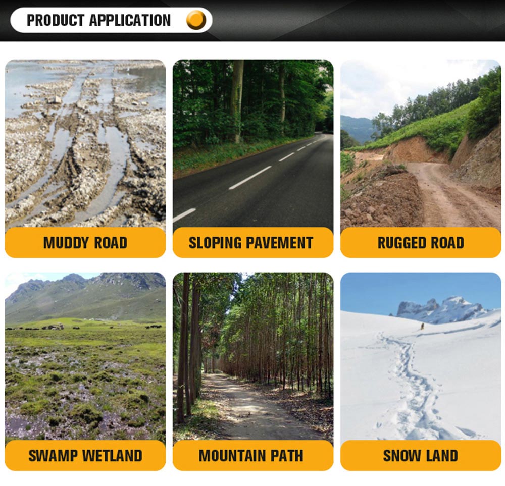 Carregador de esteira terrestre fácil de operar