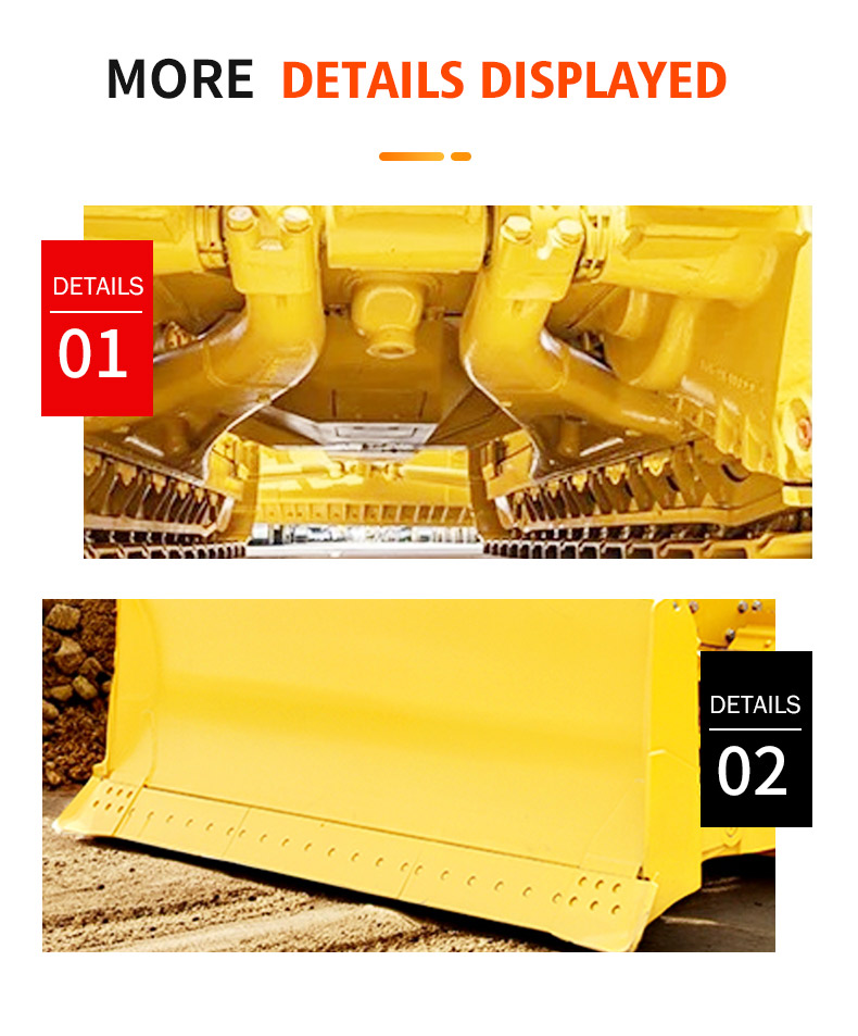 Potężna spycharka gąsienicowa do ciężkich prac górniczych