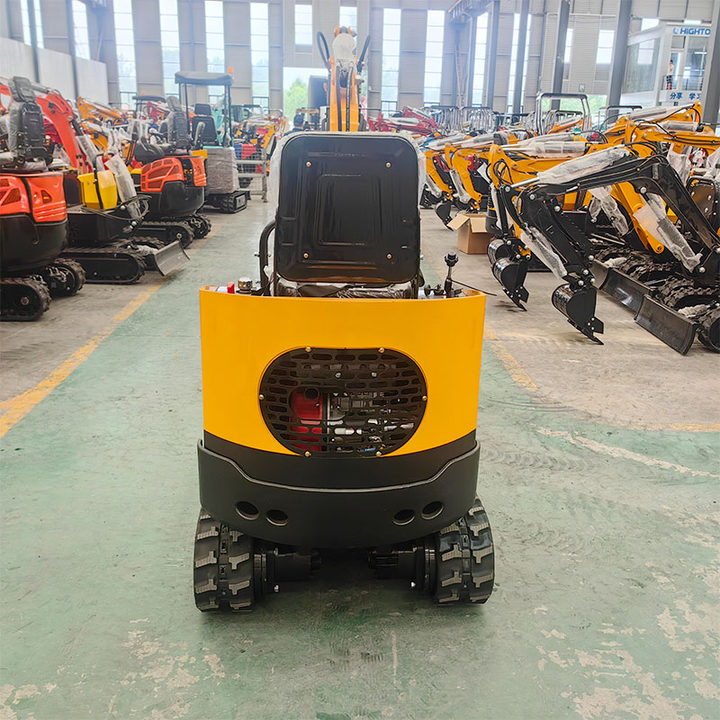 Excavadora pequeña trituradora de tierra tipo oruga de 1 tonelada