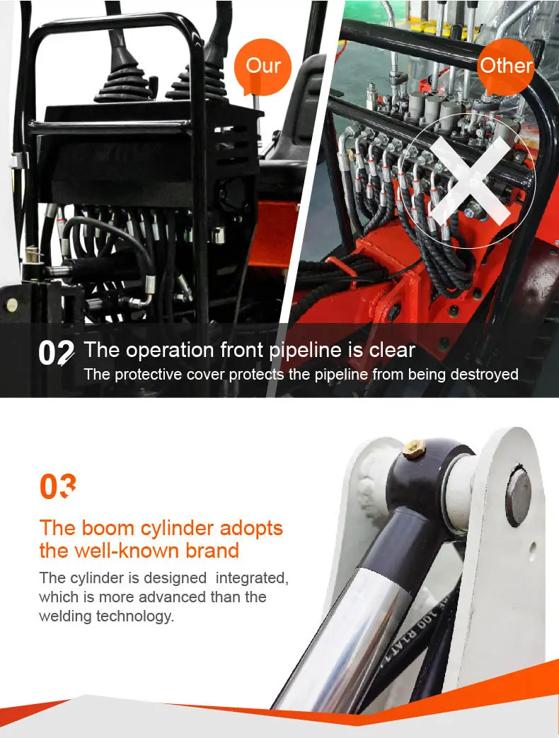 Best Small 0.8ton Mini Excavator Micro Digger Best Small 0.8ton Mini Excavator Micro Digger