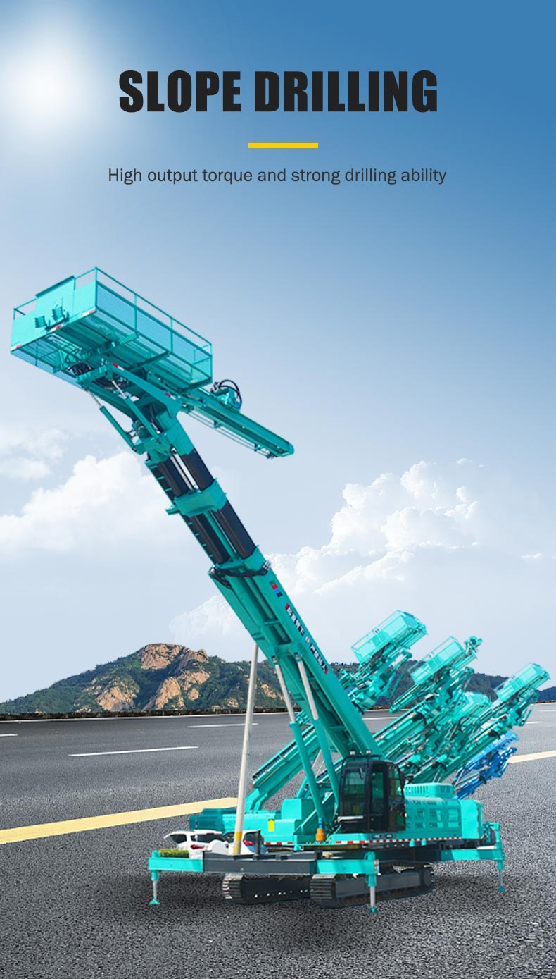 Буровая машина для анкерных стержней для защиты склонов