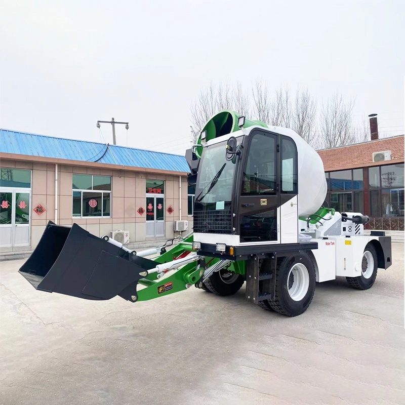 High-Efficiency Concrete Mixer with Durable Mixing Drum