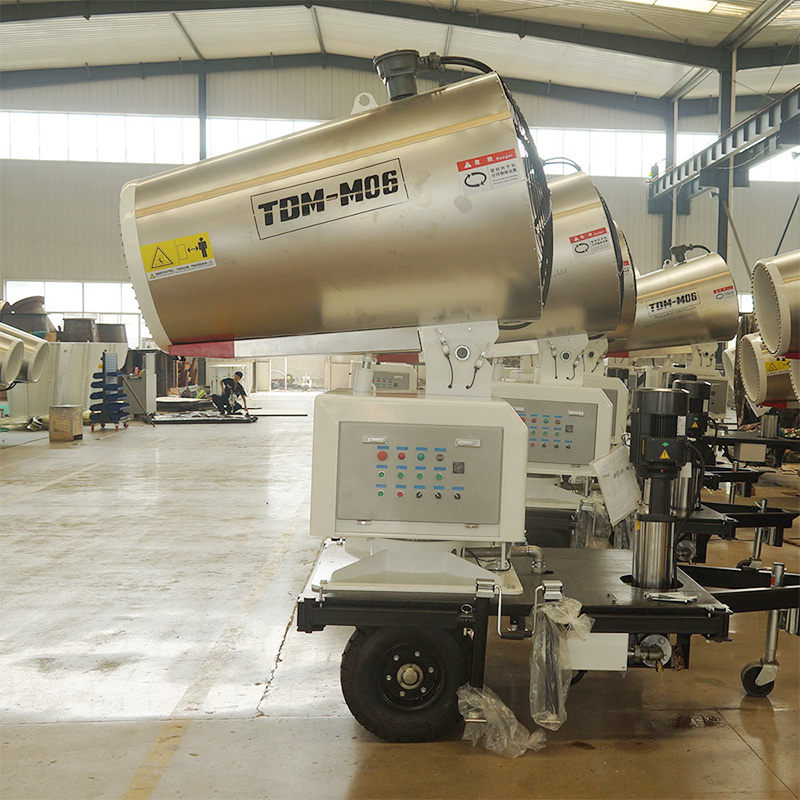 Решение по борьбе с загрязнением воздуха Пылезащитная противотуманная пушка