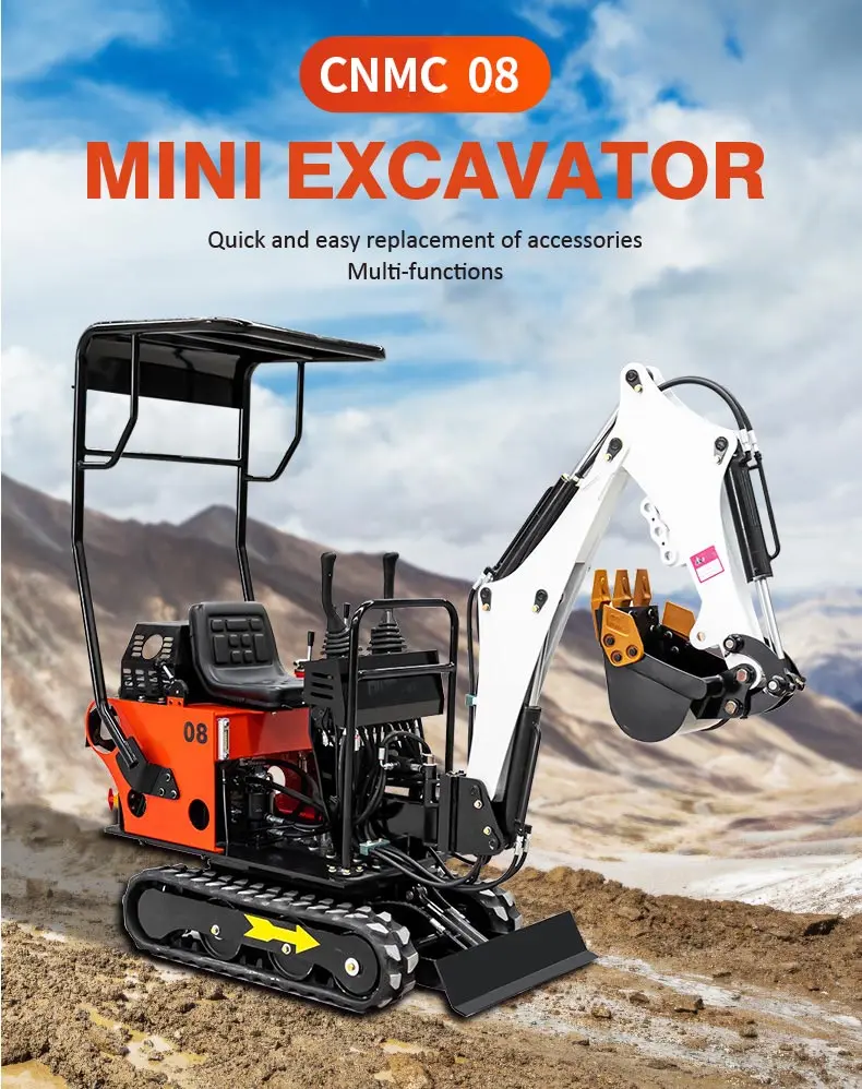 Best Small 0.8ton Mini Excavator Micro Digger Best Small 0.8ton Mini Excavator Micro Digger