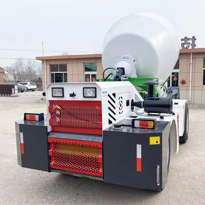 High-Efficiency Concrete Mixer with Durable Mixing Drum