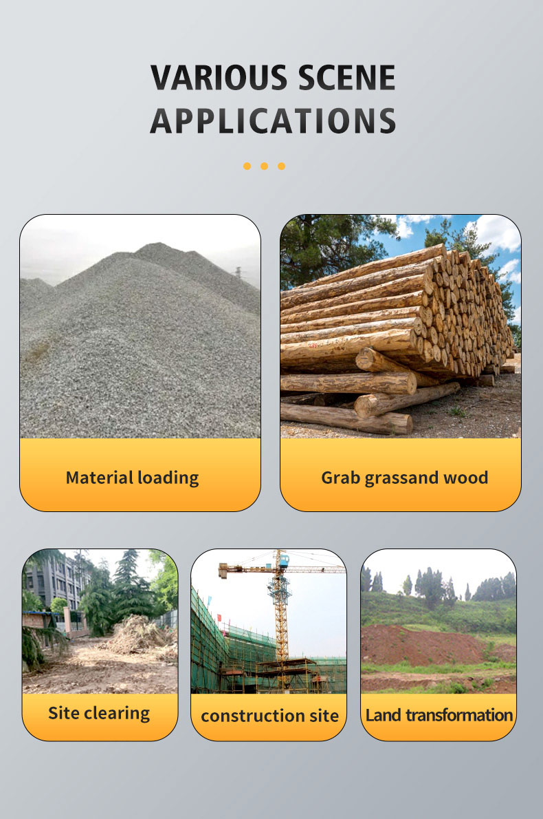 Многофункциональный небольшой мини-погрузчик с ковшом