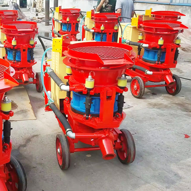 Машина для торкретирования цементного раствора с высоким давлением нагнетания