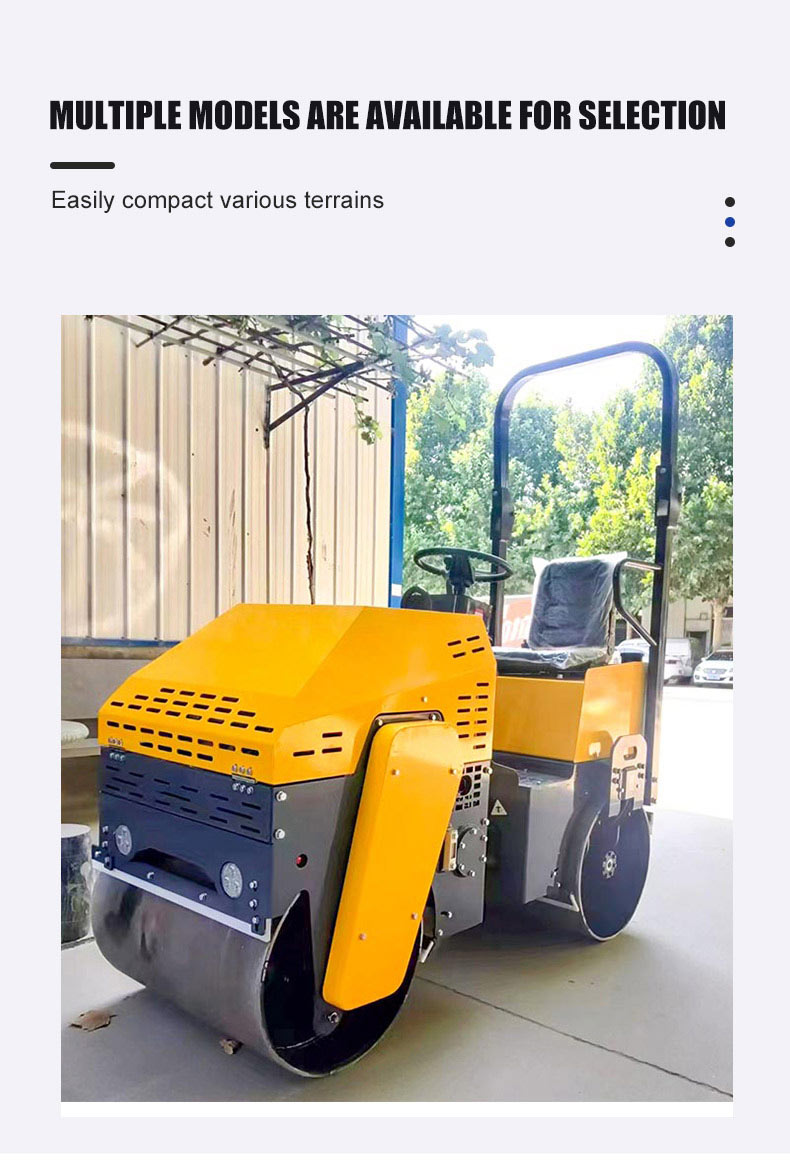 Kompaktowy hydrauliczny walec drogowy wibracyjny 39/49 KM