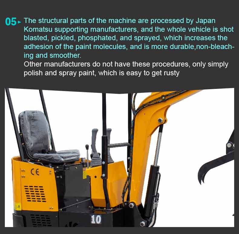 1-тонный гусеничный малый экскаватор для дробления земли 1-тонный гусеничный малый экскаватор для дробления земли