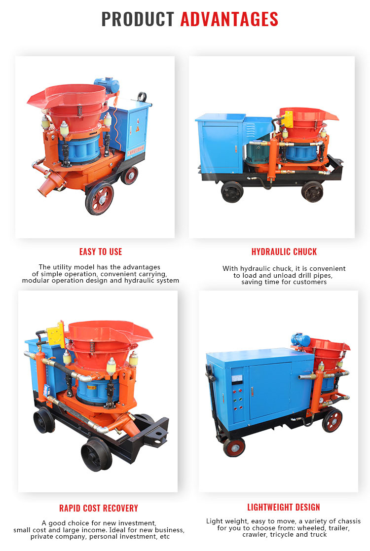 Машина для распыления цементного раствора с высоким давлением нагнетания