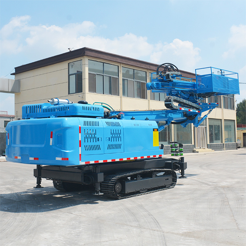 Буровая машина для защиты склонов с анкерным стержнем