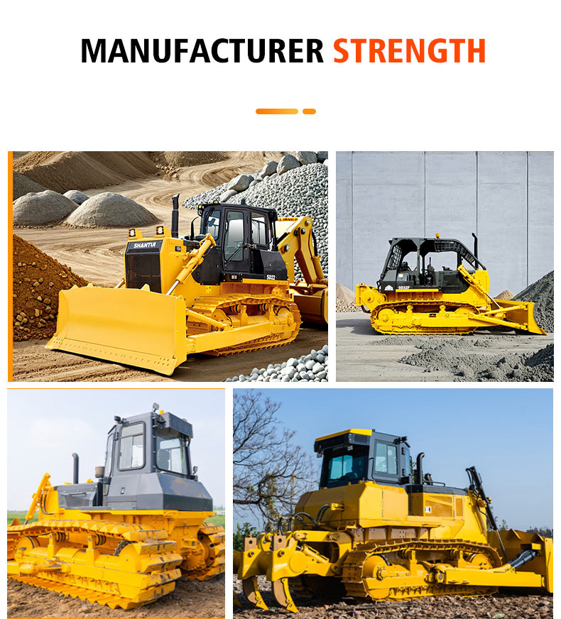 Potężna spycharka gąsienicowa do ciężkich prac górniczych