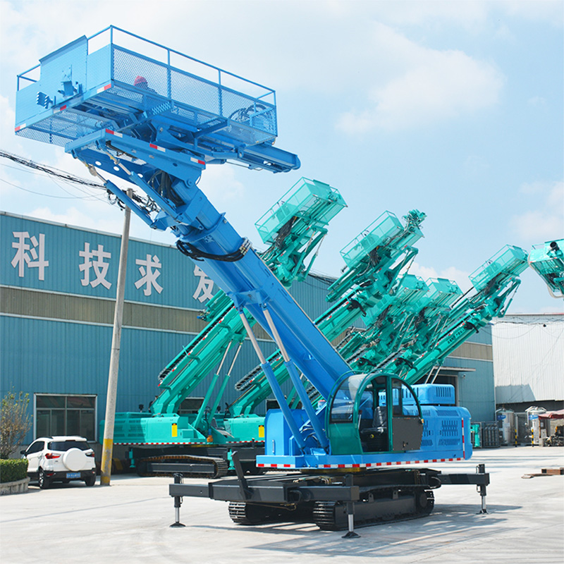 Буровая машина для защиты склонов с анкерным стержнем