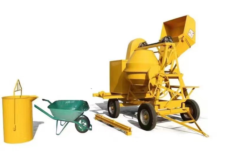 Concrete Mixer With Winch
