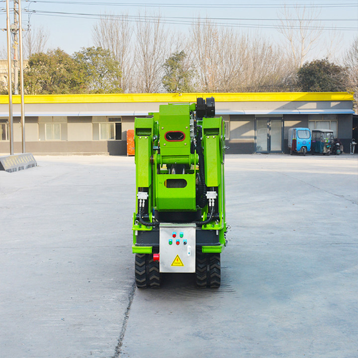 Компактный гусеничный телескопический кран-манипулятор с дистанционным управлением