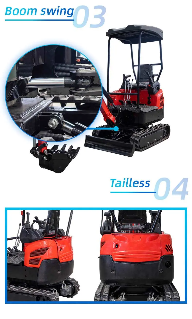 CNM-16 CE/EPA Mini Hydraulic Excavator small digger machine with Kubota engine CNM-16 CE/EPA Mini Hydraulic Excavator small digger machine with Kubota engine