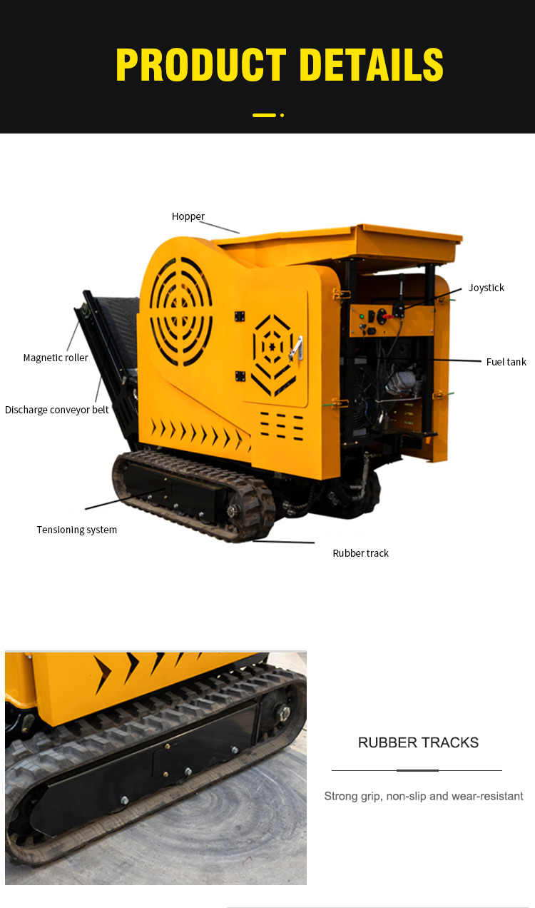 Новая усовершенствованная мобильная мини-камнедробилка производительностью 2–5 т/ч