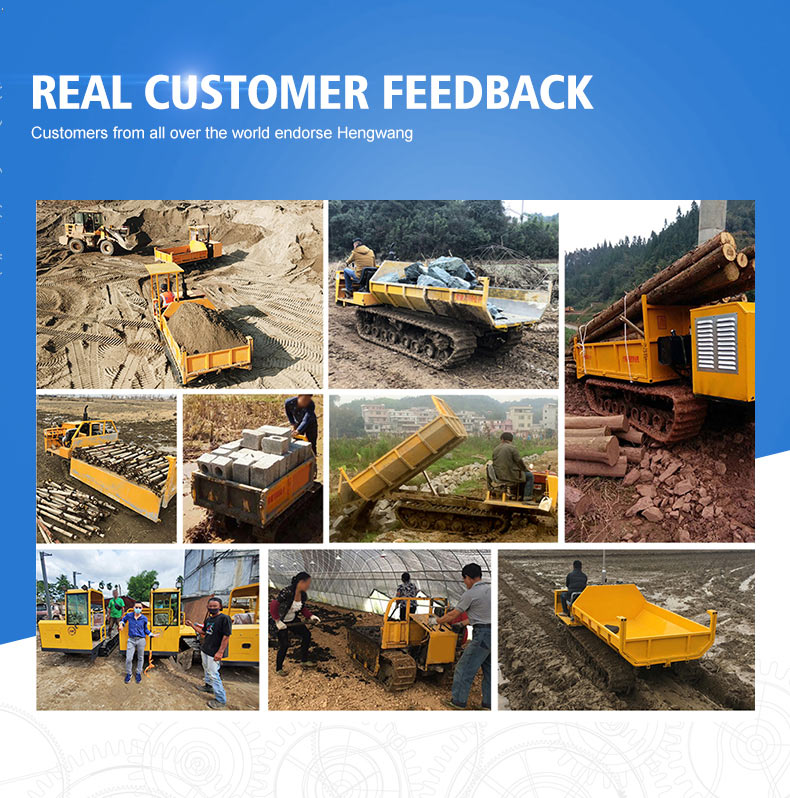 High-Capacity Crawler Dumper with Strong Load Bearing