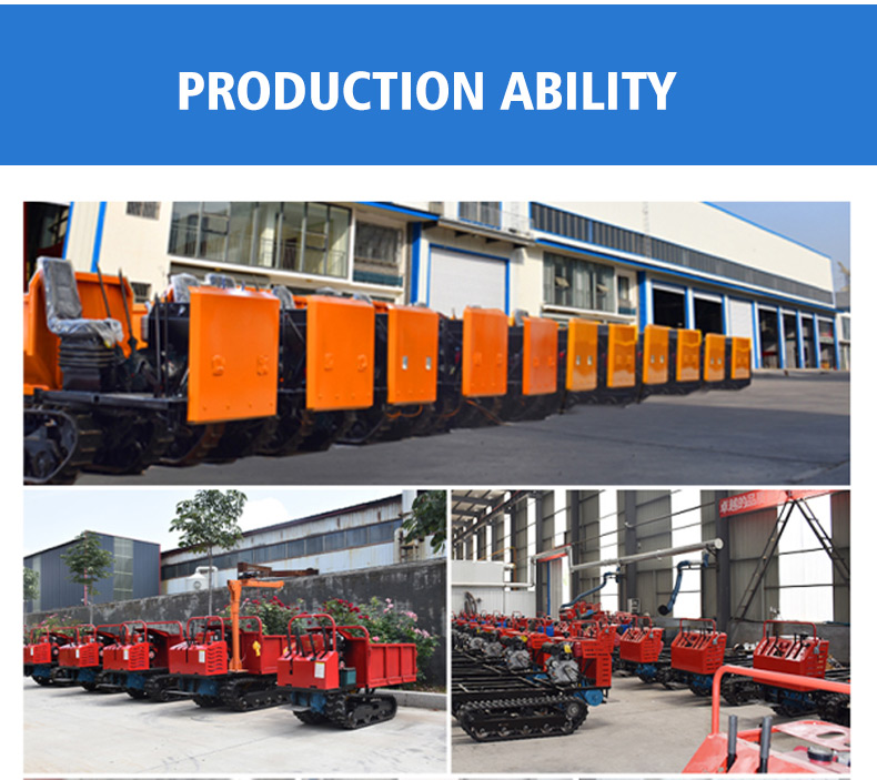 High-Capacity Crawler Dumper with Strong Load Bearing