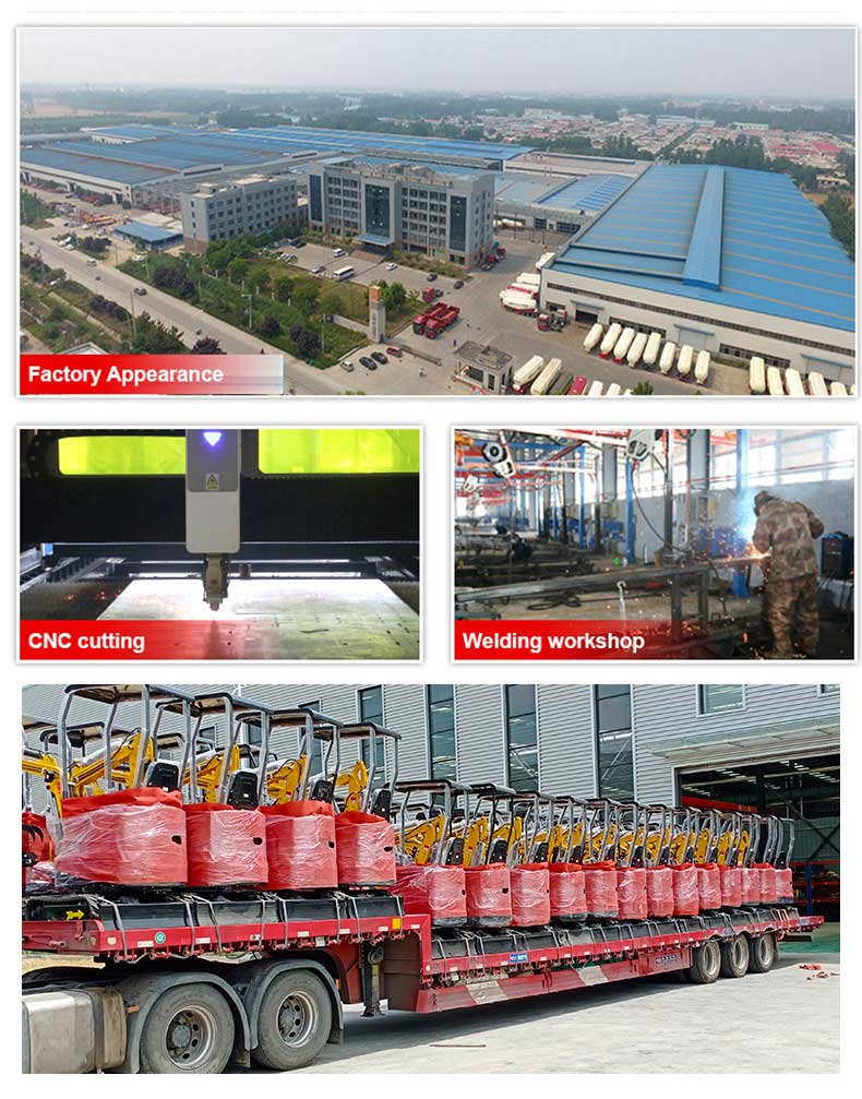 Mini-mała koparka gąsienicowa 1,6 T 1,8 T Mini koparka gąsienicowa