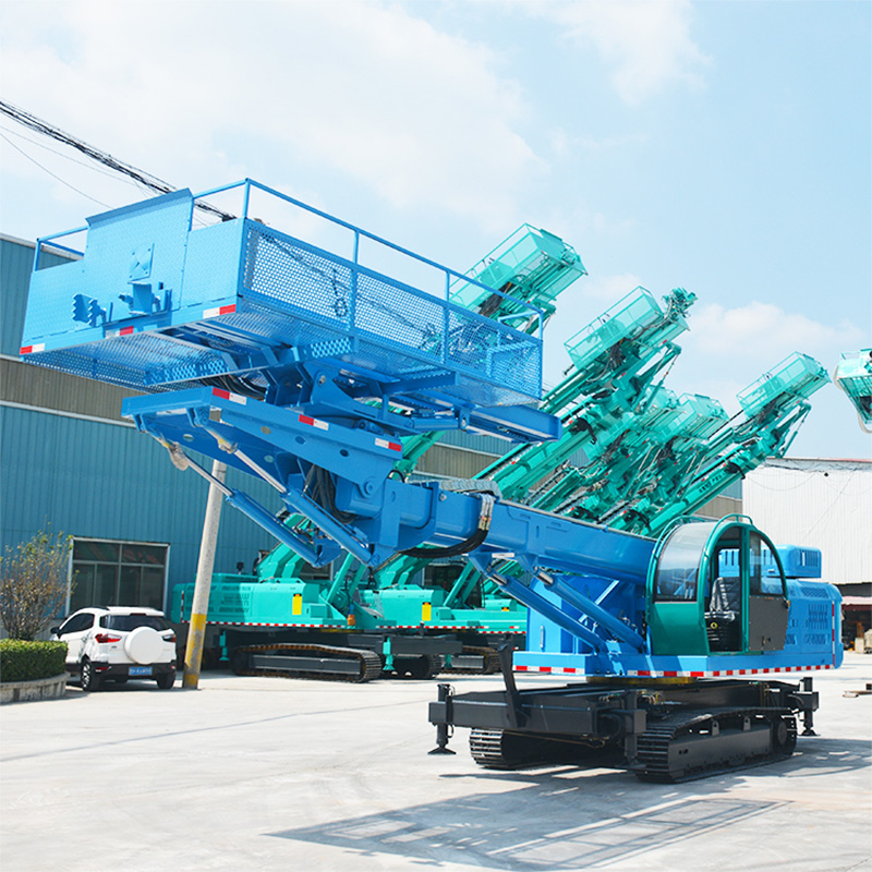 Буровая машина для защиты склонов с анкерным стержнем