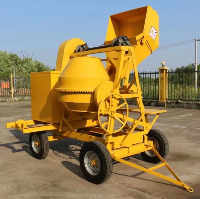 Concrete Mixer With Winch