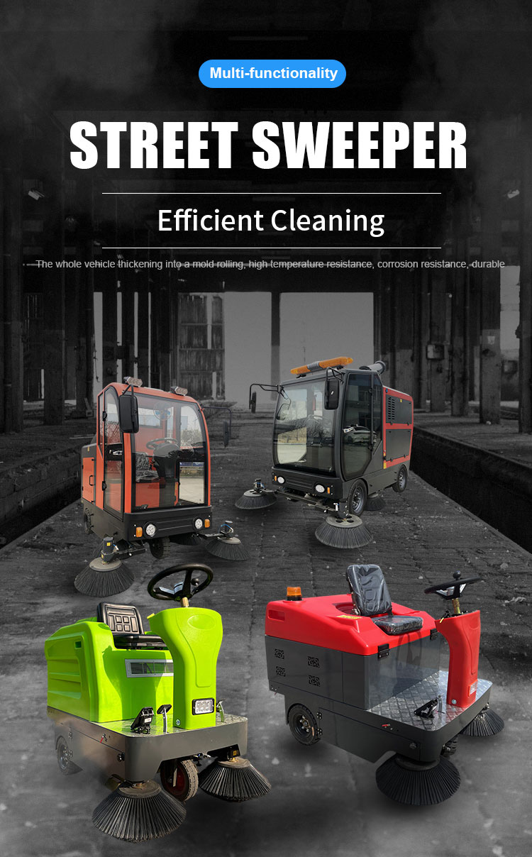 Wielofunkcyjna elektryczna zamiatarka podłogowa Zamiatarka drogowa