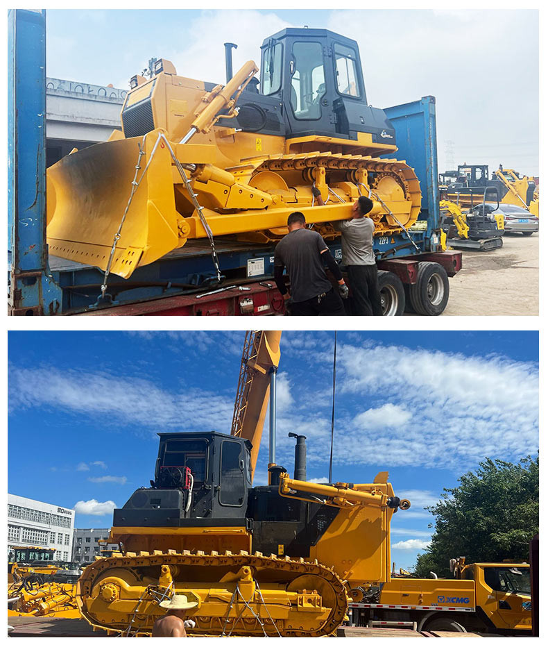 Potężna spycharka gąsienicowa do ciężkich prac górniczych