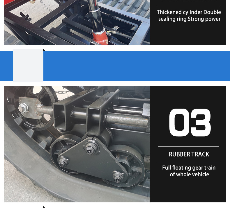 High-Capacity Crawler Dumper with Strong Load Bearing